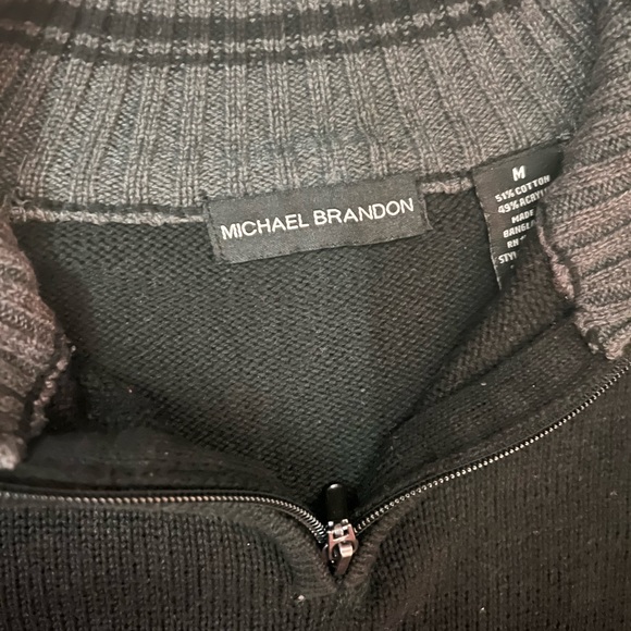 Comfy black sweater Micheal Brandon - Picture 5 of 5